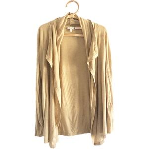 The Limited “Scandal” Collection Open Lightweight Cardigan Camel Small